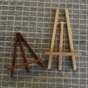 Wood Display Easels